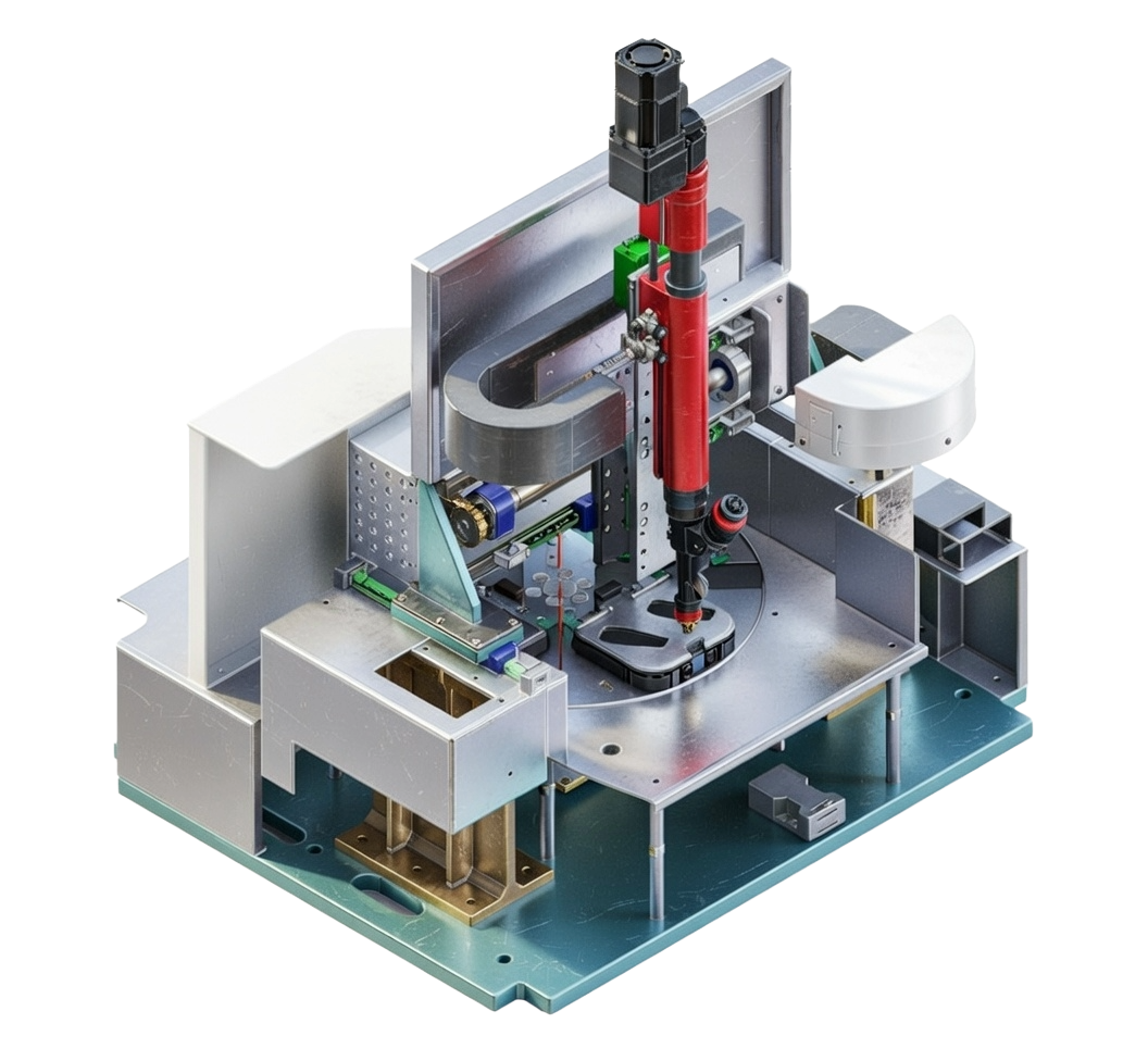 Single Spindle Detail Area